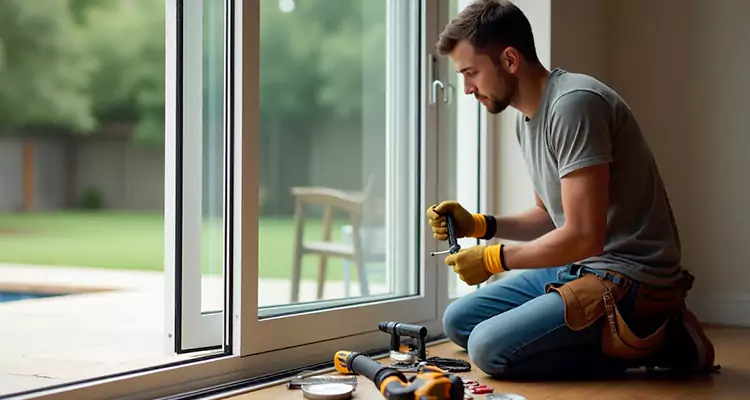 Squeaky Sliding Patio Doors in Sunset, FL